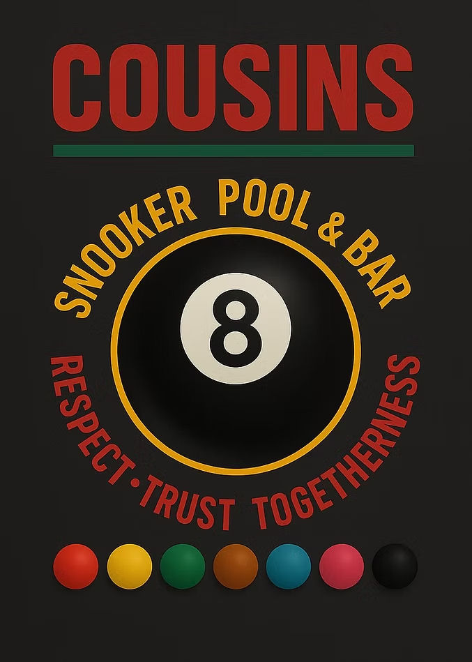 Picture for manufacturer Cousins Professional Snooker & Pool Club